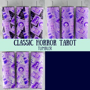 Classic Horror Tarot 20oz Tumbler