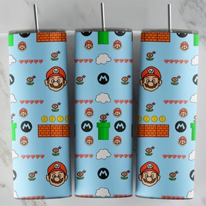Classic Video Game Plumber 20oz Tumbler