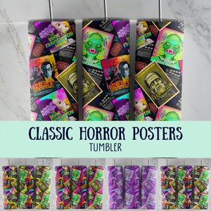 Classic Horror Posters 20oz Tumbler