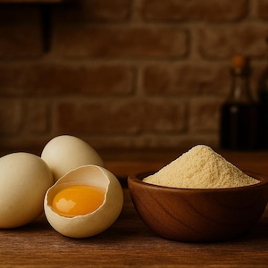 EGG WHITES ONLY Freeze-Dried Raw Duck Egg Powder (3oz Pouch)