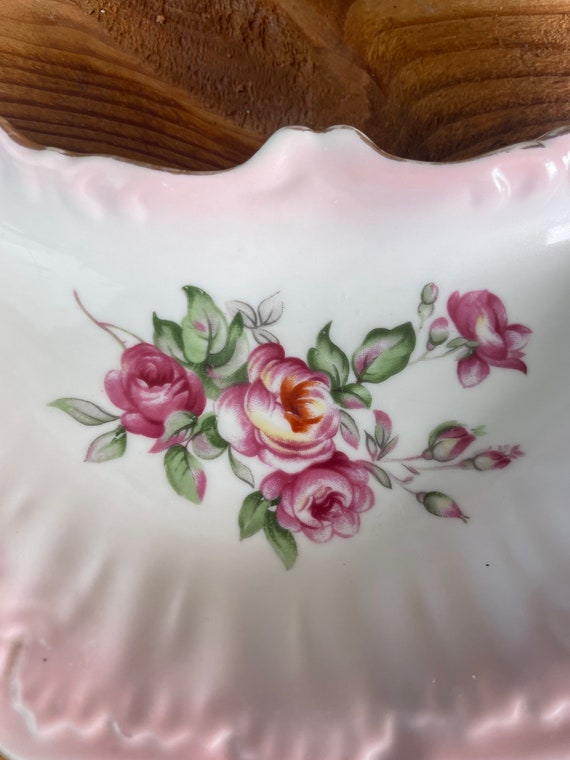 Vintage Dish - Jewelry Ring Dish - Candy Dish - R… - image 2