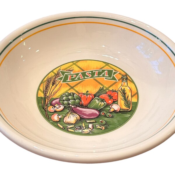 Pasta Serving Bowl Etsy