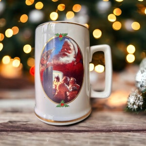 Vintage Coca Cola &quot;For Santa&quot; 1996 Collector Edition Christmas Holiday Mug