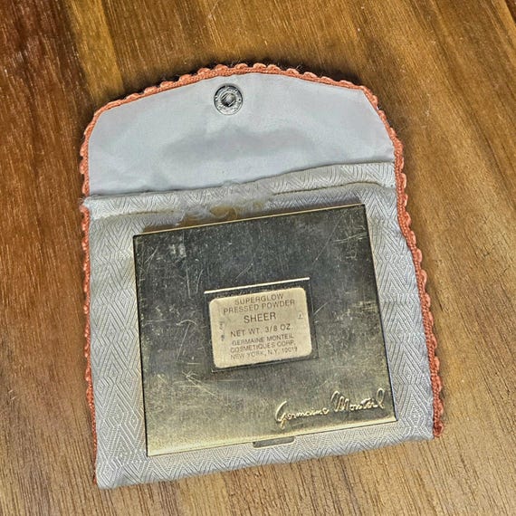 Compact Germain Monteil Vintage Powder Compact wi… - image 5