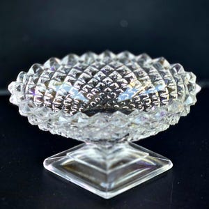 Westmoreland Crystal Salt Cellar - Open Salt Dip for Serving & Cooking, Rustic Kitchen Decor