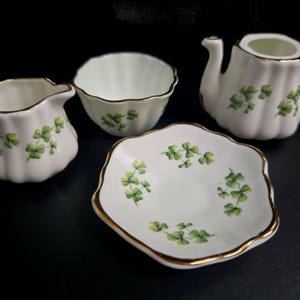 Clover Miniature Tea Set - Etsy