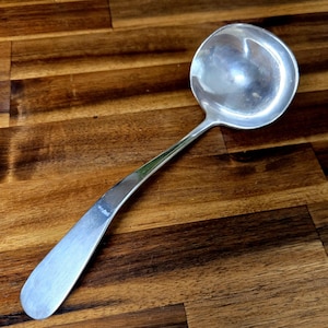 International Silver Co. Vintage Ladle / Serving Spoon, Elegant Silverware, Perfect for Soups & Sauces, Collectible Kitchenware
