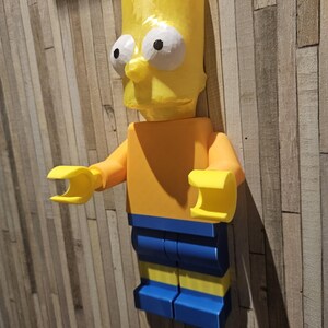 Personaggio big brick carta igienica gigante bart simpson idea regalo