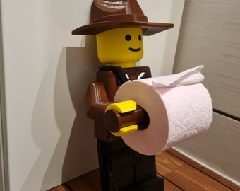 Karakter "big brick" gigantisch toiletpapier indiana jones cadeau-idee