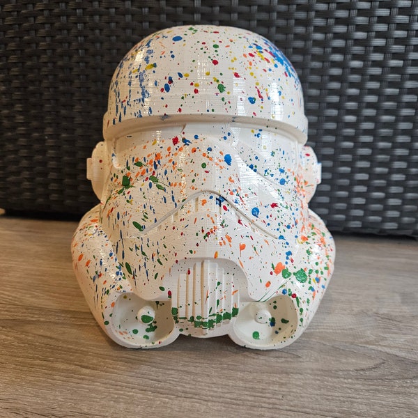 Casque deco stormtrooper starwars style loft idee deco