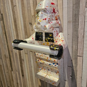Giant “big brick” starwars stormtrooper style figurine, loft style gift idea
