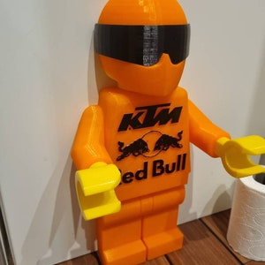 Riesenfigur Klopapier Biker KTM Redbull Geschenkidee
