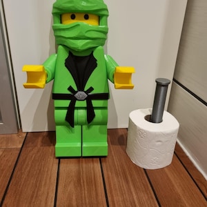 Personaggio grande mattone gigante di carta igienica ninjago idea regalo