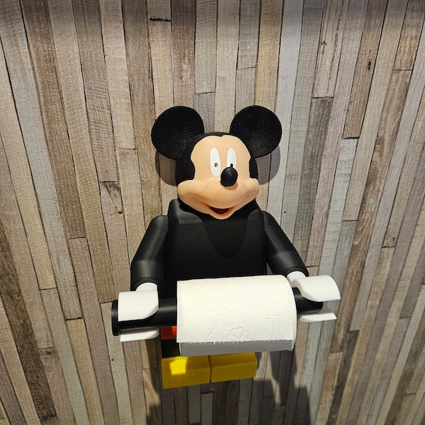 Personnage "facon Lego" geant toilet paper  mickey mouse idee cadeau