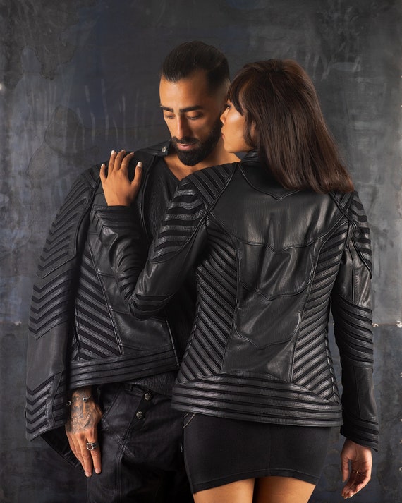 MEN CYBERWAR, FUTURISTIC Jacket, Edgy Street Style, Rev up