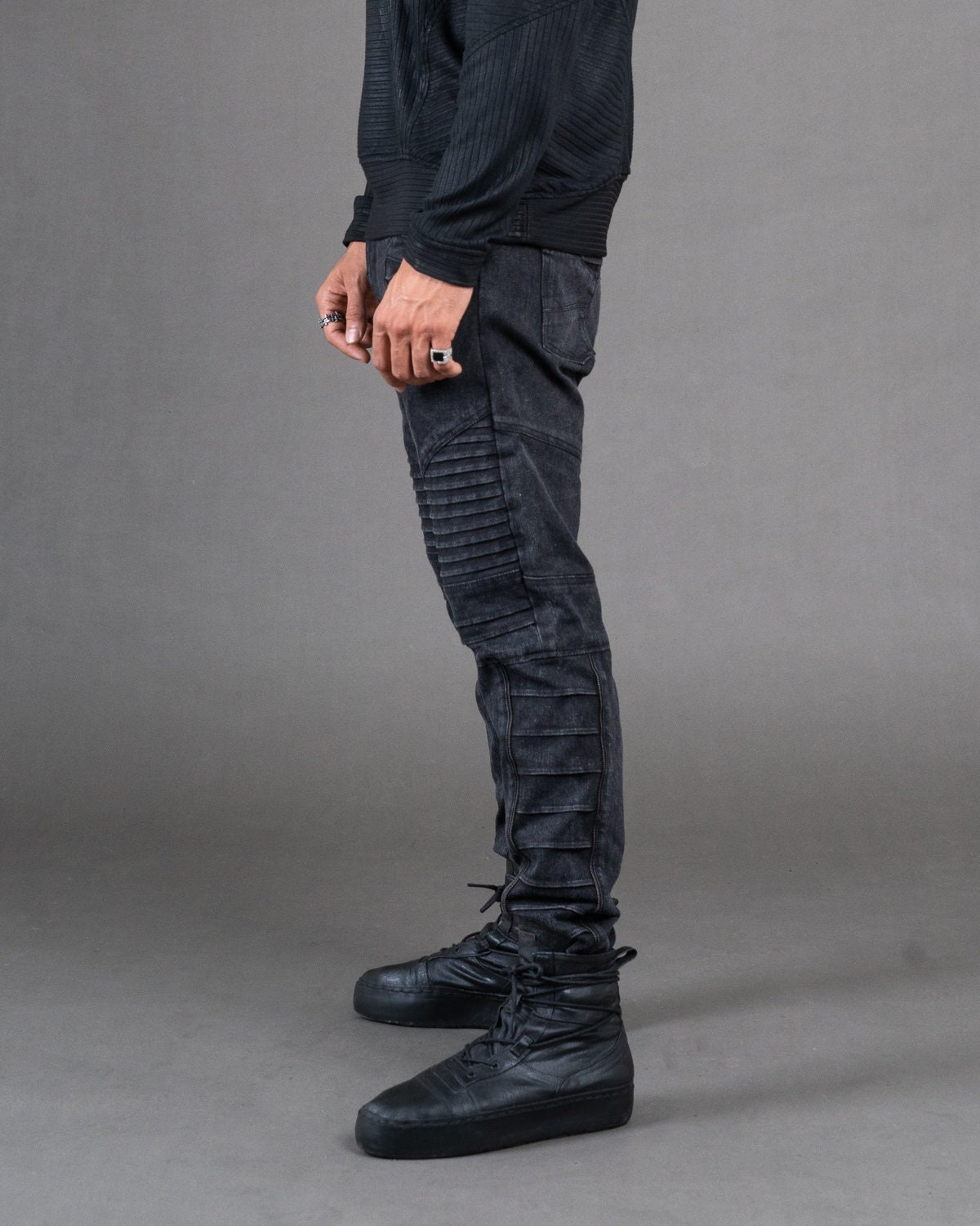 パンツ fadepants Silver Black Jeans GREENY Faded Phantasy Jeans (Green) – YARDSALE