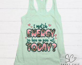 Energy Match Racerback Tank