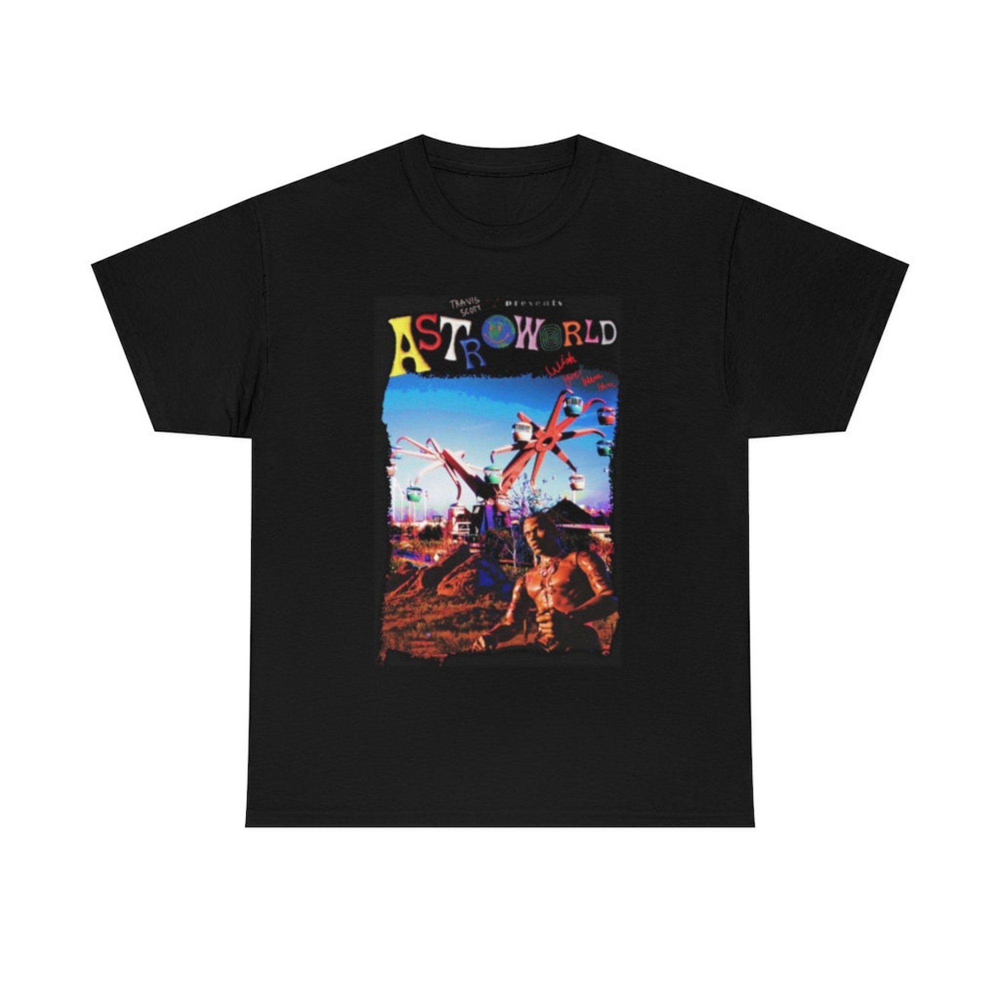 Discover Astroworld Travis Scott Retro Vintage T-Shirt