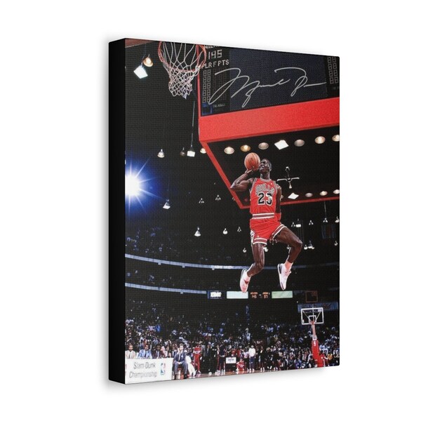 john starks dunk on jordan poster