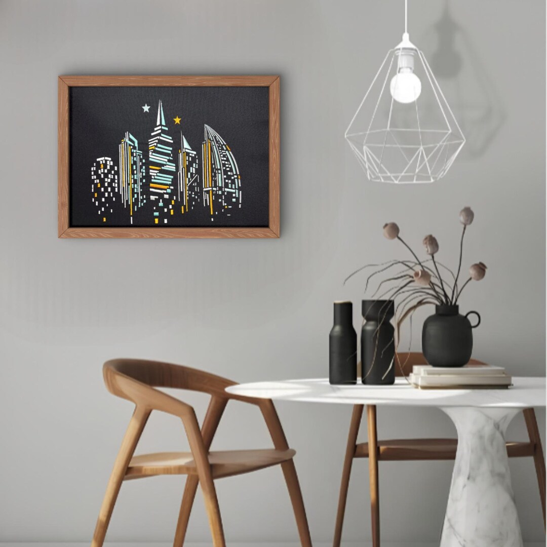 Dubai Wall Art, Dubai Handmade Hanging, Travel Art Decor, Duabi