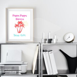 Custon Sorority *DIGITAL PRINT*, sorority art, dorm art, wall art, immediate download, print yourself