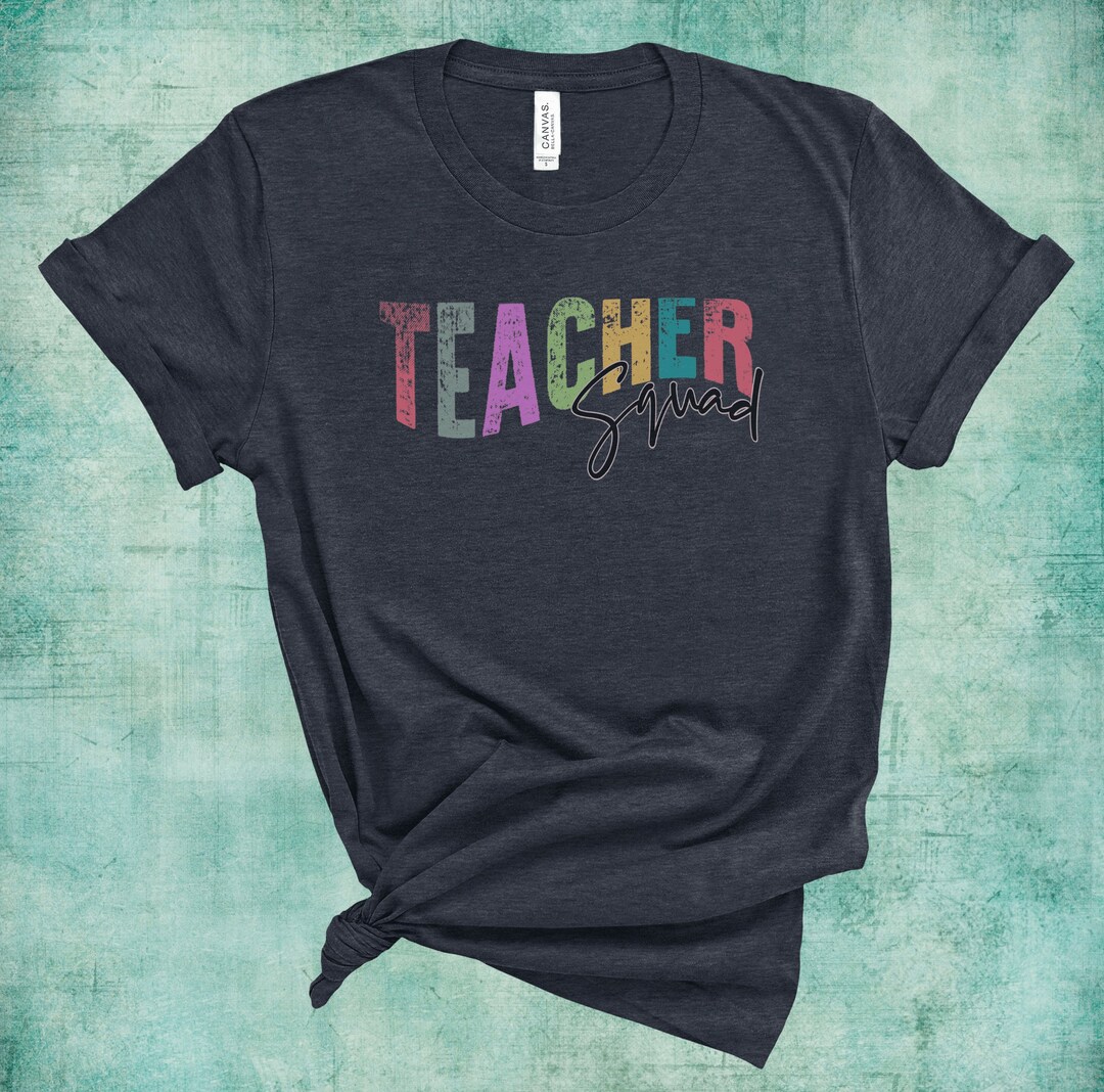 Retro Teacher Shirt // Teacher Squad Shirt, Fun School Shirt, Back to ...