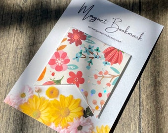 Flower Garden Magnetic Bookmark