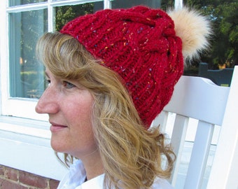 Warm Fleece-lined Winter Hat