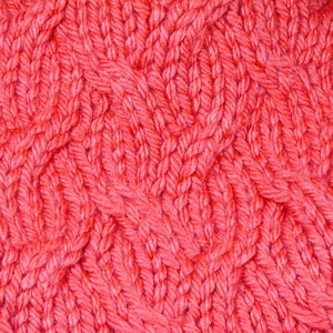 Comfy warm stylish cowl Coral