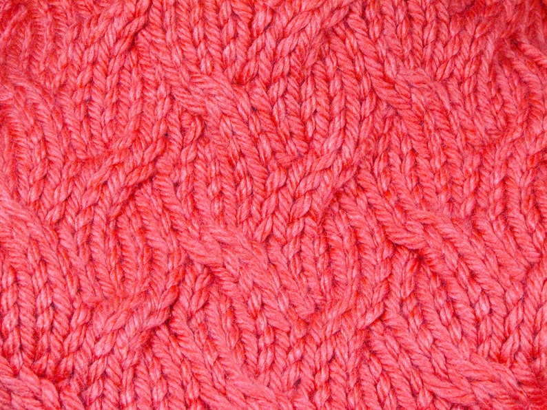 Comfy warm stylish cowl Coral