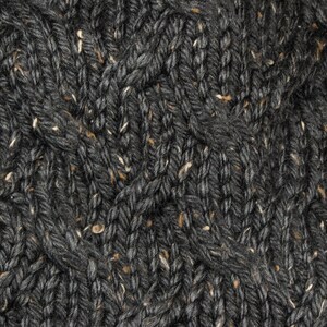 Comfy warm stylish cowl Dark Gray Tweed