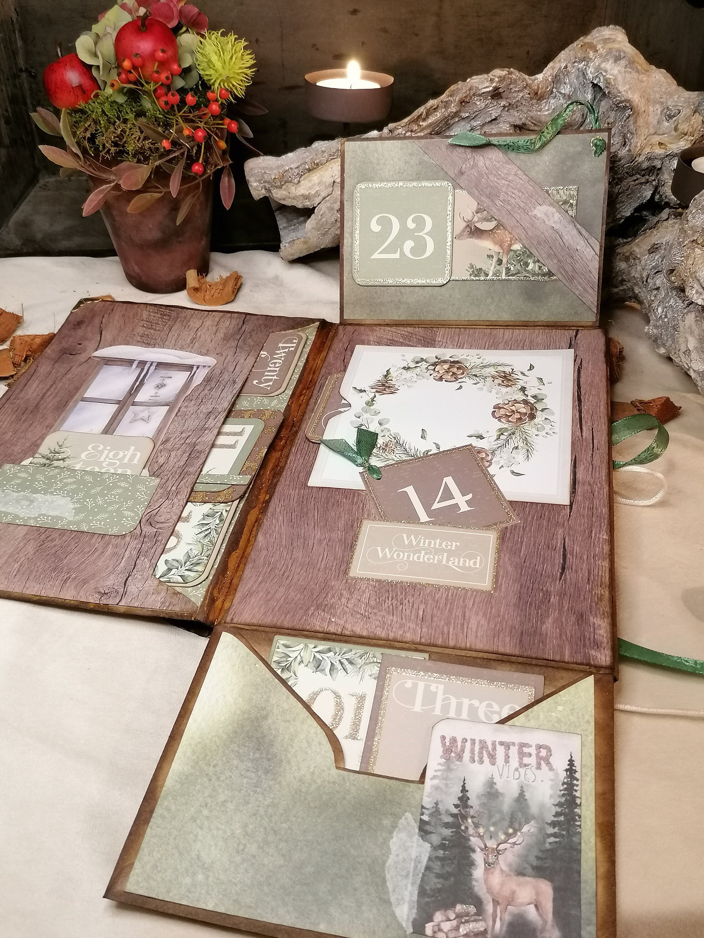 Reusable Junk Journal Advent Calendar Either With Etsy