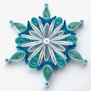 Quill Art, Quill Ornament, Quill Snowflake, Quill Christmas Ornament, Quill Mandala, Quill Snowflake, Hanging Ornament, 3D Quill Papercraft