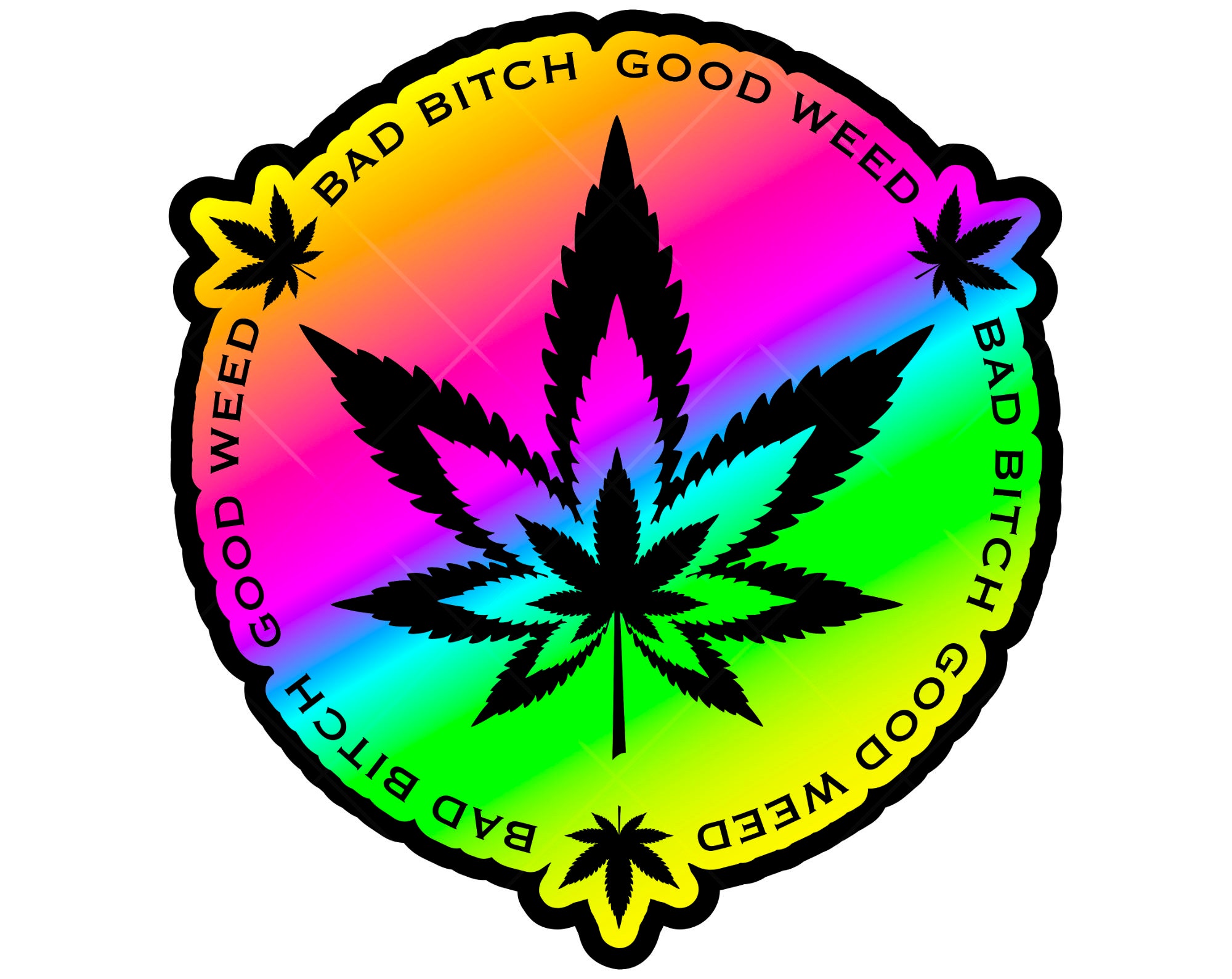 Bad Bitch Good Weed SVG Weed Svg Marijuana Svg Cannabis Etsy