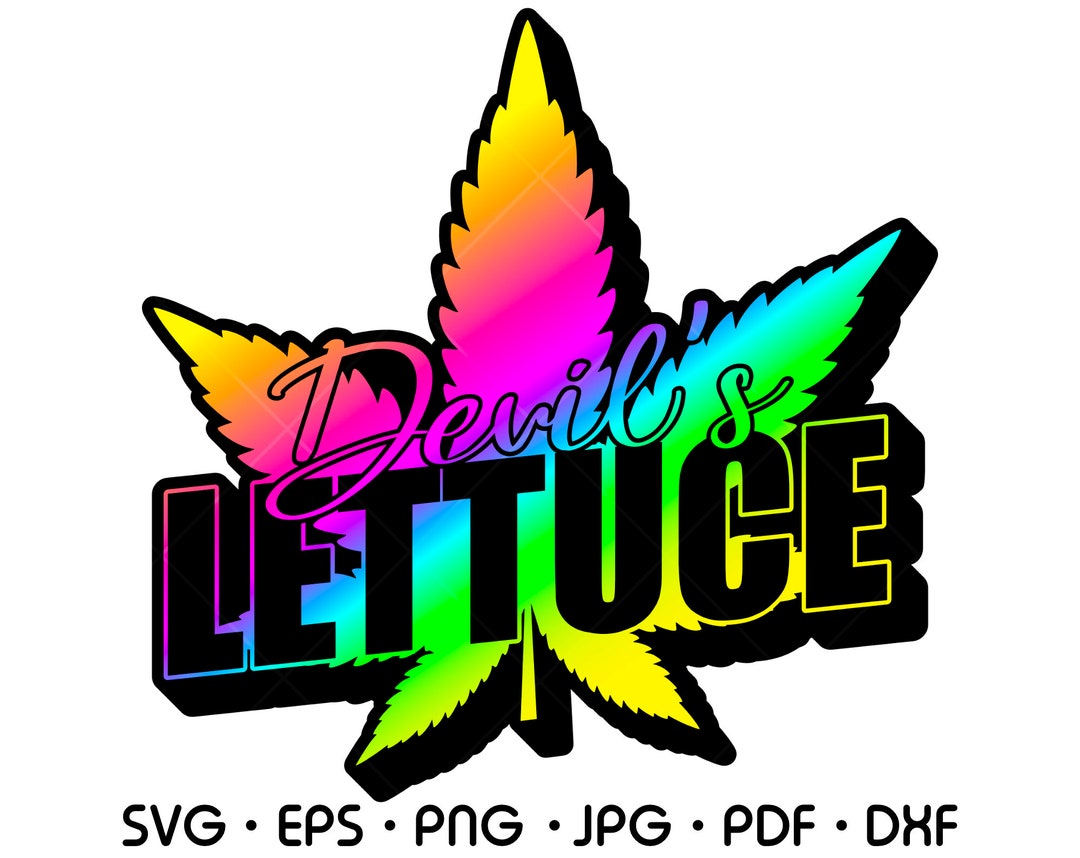 Teufel Salat SVG Marihuana Sprüche SVG Unkraut Zitate SVG Etsy.de