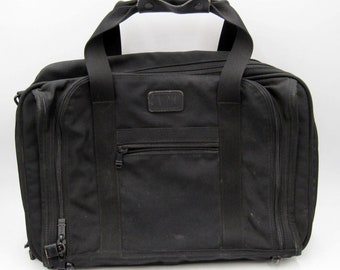 TUMI Zwarte Business Bag 2WAY Aktetas Carry On Laptop Vintage