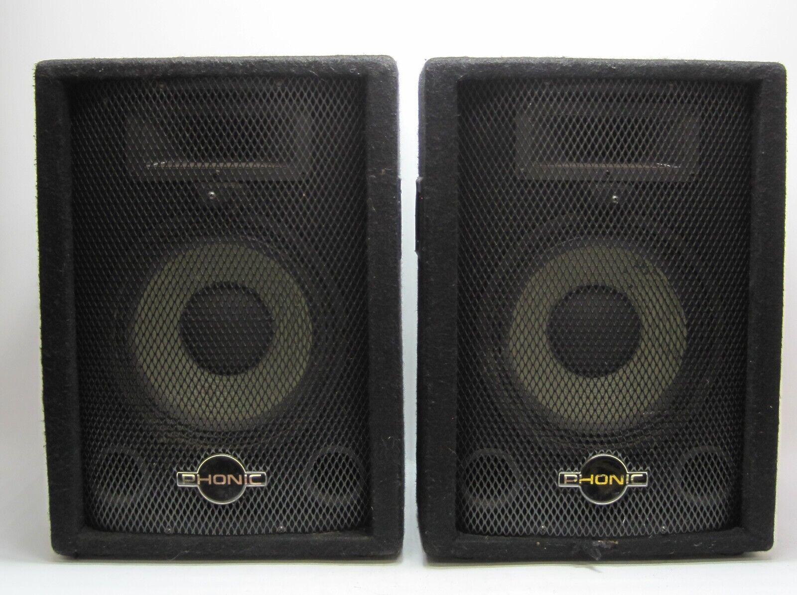 Set of 2 PHONIC S710 Floor Monitor PA Speakers - Etsy