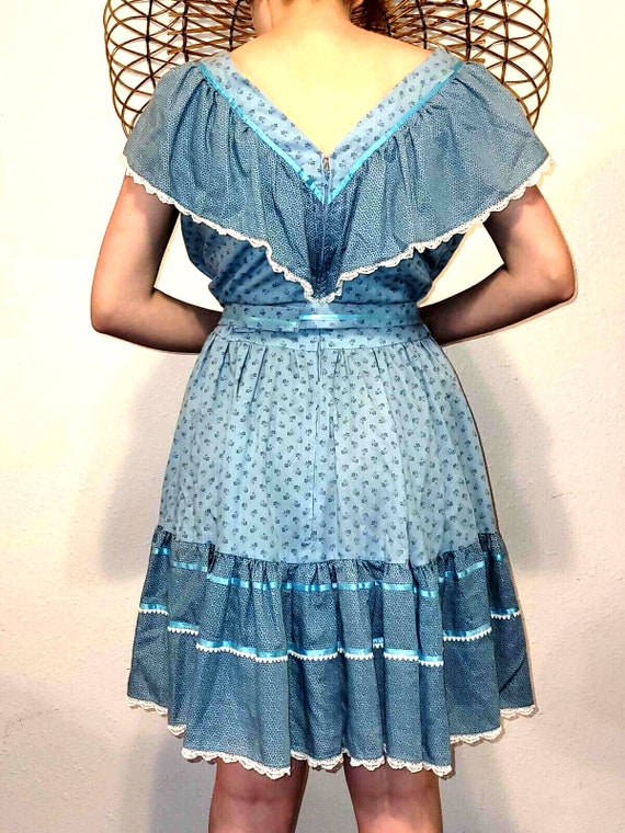 Handmade Vintage SQUARE DANCE Western SWING Dress… - image 2