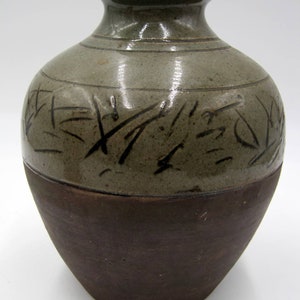 Vintage Marand 1980 PNW Pacific Northwest Oregon Studio Pottery Vase 7.5”H