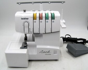 Brother Lock 1034D 3/4 Thread Serger Machine Differential Feed