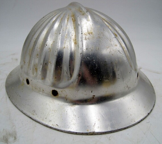 Vintage American Optical Aluminum Hard Hat