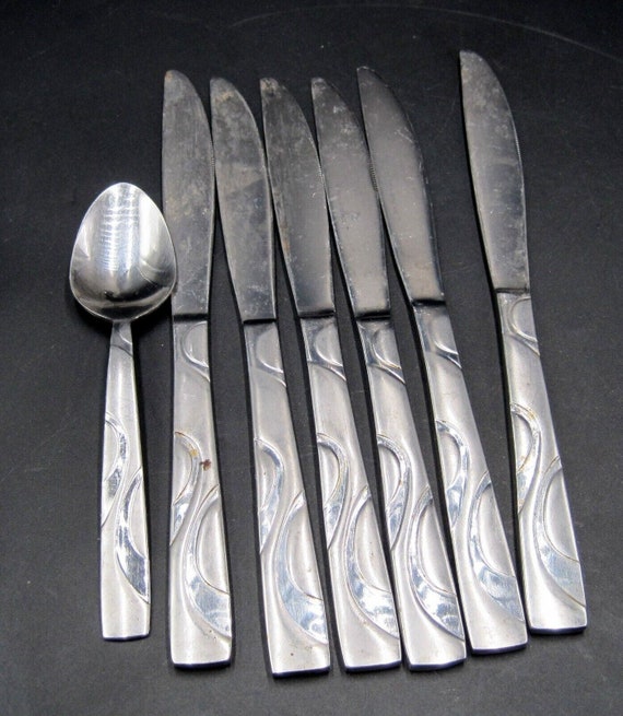 7 Pieces Anchor Hocking (oneida) Brilliance Flatware Stainless
