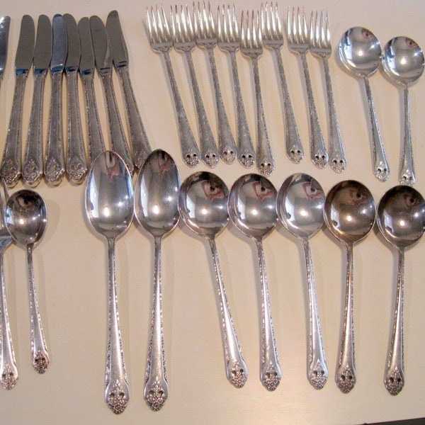 Holmes and Edwards Inlaid Silverware Etsy