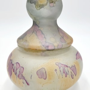 Rueven Glass Nouveau Art Glass Apothecary/Ginger Jar 6.5&#39;&#39; tall