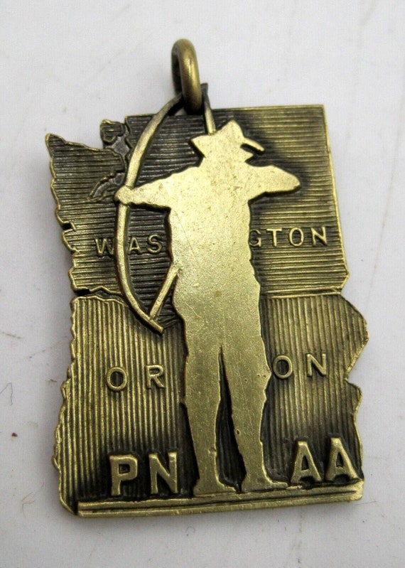 Vintage Bronze Sports Medal/Pendant Pacific Northw