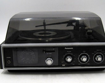 Panasonic Am/Fm SD-201 SE-2010 3-Speed Record Changer Turntable System