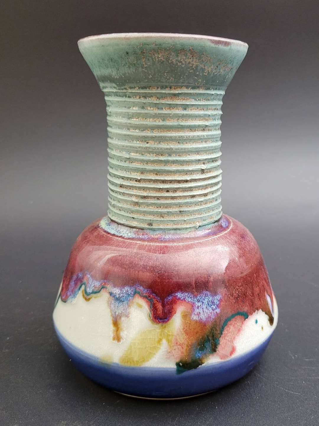 Vintage Studio Art Pottery Vase Ceramic Studio Signed PNW Oregon ...