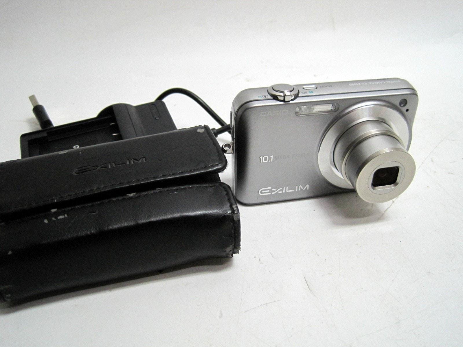 Casio Exilim ZOOM EX-Z1080 10.1MP Compact Digital Camera Gray W