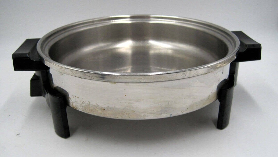Saladmaster K7256 Electric Skillet 12 Surgical Steel Liquid Oil Core PAN ONLY Etsy