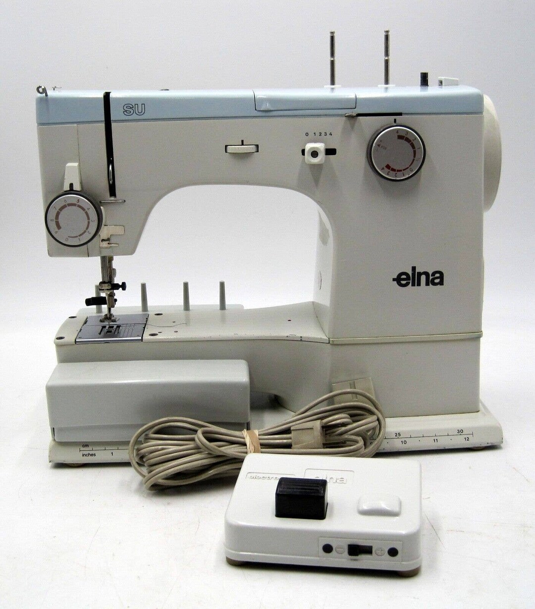 Vintage Elna Super SU 62C Sewing Machine W/foot Pedal JUST Etsy
